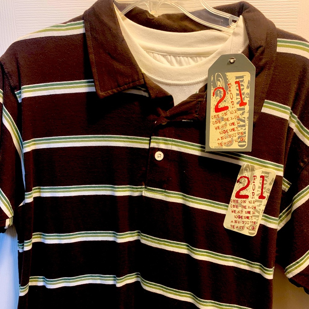 NEW men”s Point Zero 2 and 1 Polo/T-shirt